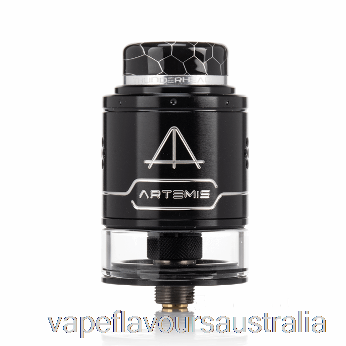 Vape Australia Thunderhead Creations Artemis V1.5 24mm BF RDTA Silver Black